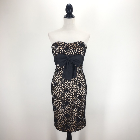 🚨SOLD🚨 Jovani Strapless Cocktail Dress - Picture 3 of 8